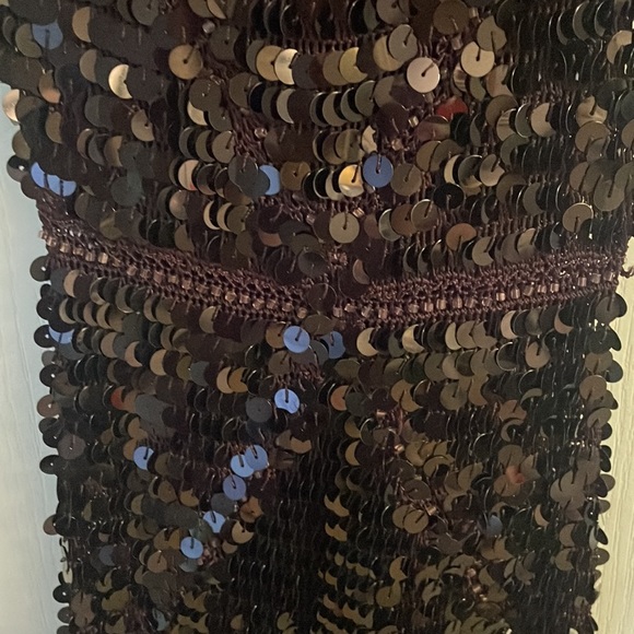 French Connection purple sequin mini dress - Picture 3 of 5